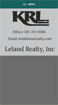 Mobile Screenshot of lelandrealty.com